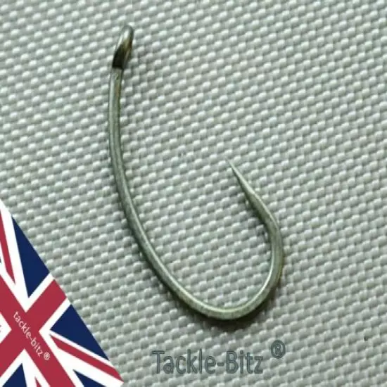 Curve Shank Carp Hooks Barbless 3 Colour Options For Carp Fishing Tackle Rigs