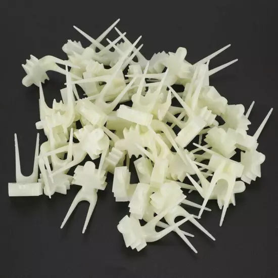 Plastic Pet Fruit Forks 50PCS Compact Bird Food Feeder Tool Accessory