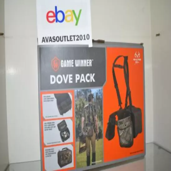 REALTREE Xtra Game Winner DOVE PACK with Shoulder Straps FSGWHE3097 NIB