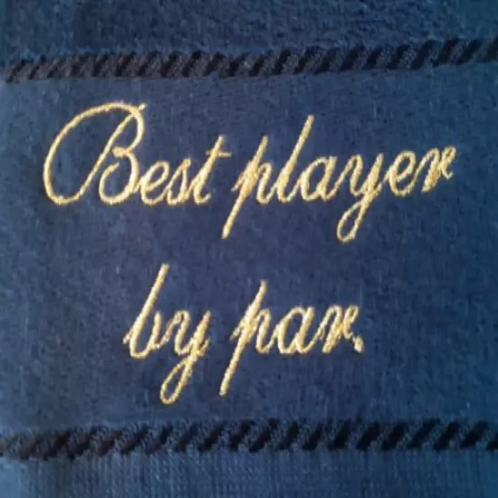 EMBROIDERED GOLF TOWEL