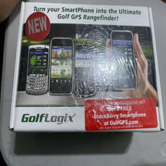 GolfLogix GPS Smartphone iPhone Blackberry Gift Set Golf Logix - NEW IN BOX