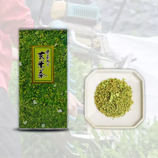 OTSUKA GREEN TEA Co., Ltd Japanese Brown Rice Roasted Tea With Matcha 100g (bag)