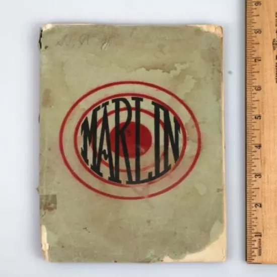  Rare Vintage 1900s Marlin Firearms Booklet Filled with Testimonials 