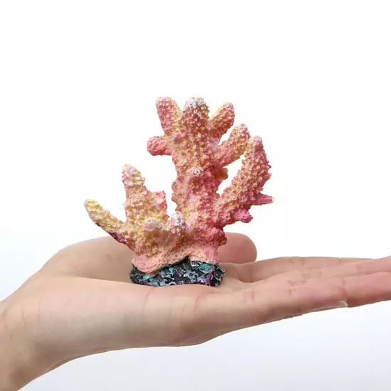 Artificial Resin Coral Reef Aquarium Ornaments Landscaping Fish Tank Decor Home