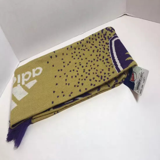 Jacquard Scarf MLS Soccer Futbol Orlando City SC Purple Gold Adidas