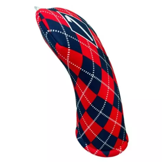 BeeJos Navy and Red Argyle Golf Club Head Covers