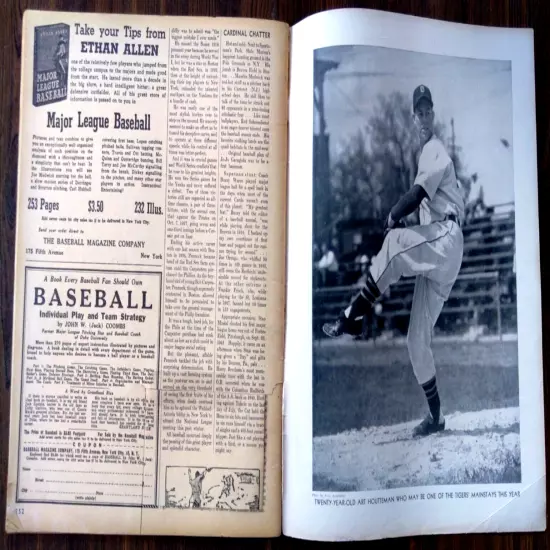 Baseball Magazine - June, 1948 - President Truman Cover - Good Condition