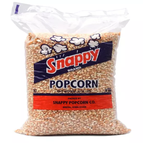 Yellow Popcorn Kernels, 12.5 Lbs