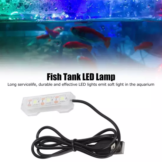 LED Aquarium Light for Plants, Small Aquarium Water Plant Light Fish Lights f...