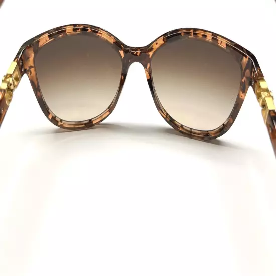 Dolce Gabbana D&G 4162P 2550/13 Sunglasses Marble Brown w/ Gold Logo