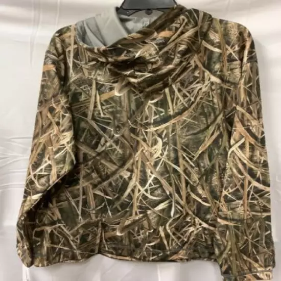 Mossy Oak Gamehide Mens Hoodie Multicolor Shadow Grass Blades Hunting Size S XL