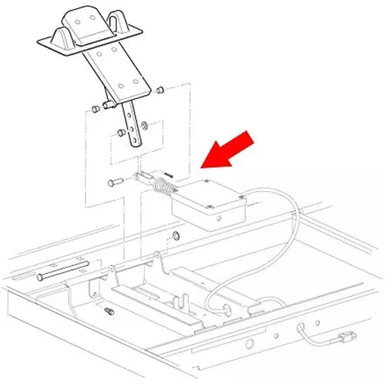 For EZGO TXT 2000-up 48V (PDS) 73333G05 Golf Cart Accelerator Pedal Box Assembly