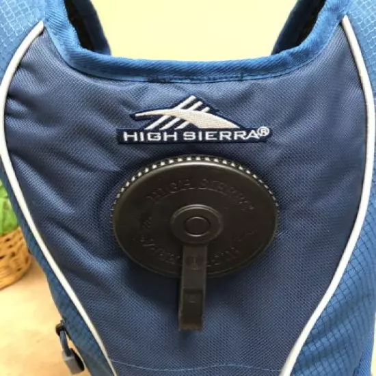 High Sierra Hydration Backpack 2L Wave 70 Camping Hiking Blue NWT