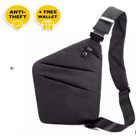 North Carry Anti Theft Slim Sling Bag + Wallet