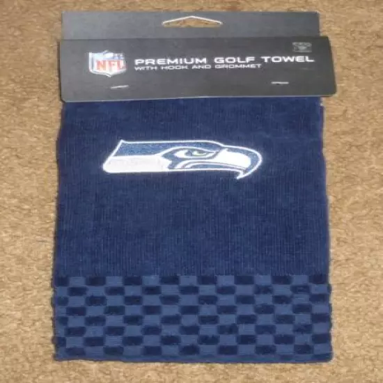 NFL Embroidered Tri-fold Towel - Seattle Seahawks Golf 