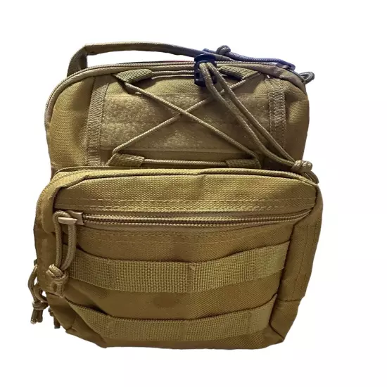 Tactical Chest Shoulder Bag Molle Crossbody Sling Backpack Outdoor Travel Hiking