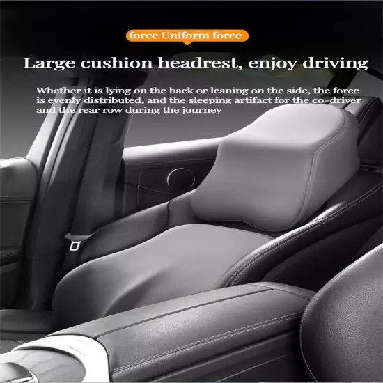 Car Seat Waist Cushion Lumbar Pillow Cushion Head Neck Pillow Car Headrest Sets