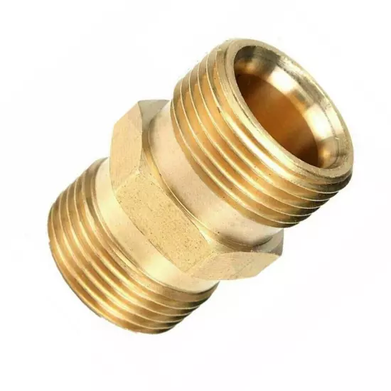 M22/15 Mm To Male Adaptor Power Pressure Washer Pump Hose Outlet For