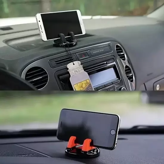 360° Rotatable Mobile Phone Holder Car Bracket Non-Slip GPS Navigation Car Mount