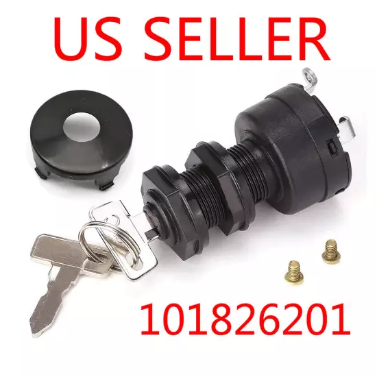 Ignition Key Switch For Club Car DS Electric 36V or 48V 1996-Up 101826201