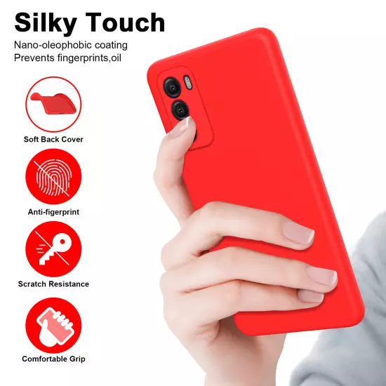 For Motorola Moto G Stylus 5G (2022) Anti-Fingerprint Liquid Soft TPU Case Cover