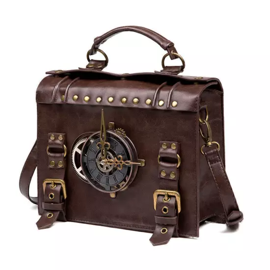 New Ladies Handbag Steampunk Retro Style Ladies Fashion Shoulder Crossbody Bag