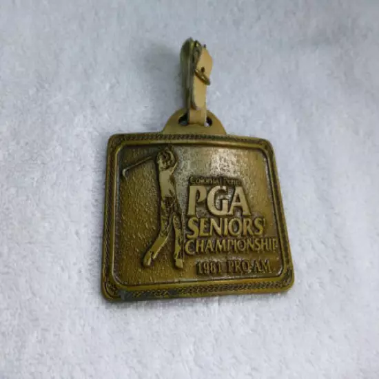 RARE 1981 TURNBERRY ISLE COLONIAL PENN PGA SENIORS' CHAMPIONSHIP PRO-AM BAG TAG