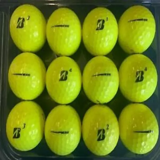 50 AAAAA+ Bridgestone e6 Yellow golf balls 