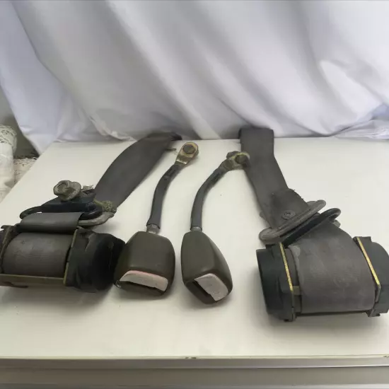 GEM car SEAT BELT SET, 2005 Bucket Seat, USED ORIGINAL FACTORY EQUIPMENT