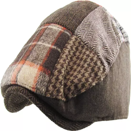 Mens Ivy Hat Golf Driving Ascot Winter Flat Cabbie Newsboy