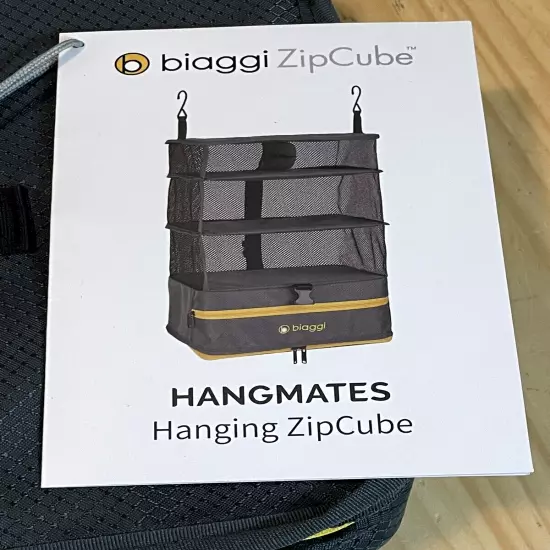 Biaggi ZipCube Hangmates Hanging Travel Organizer Standard Size NEW