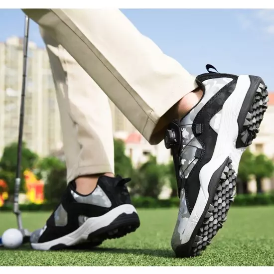 Men's and Women's Waterproof Golf Shoes Outdoor Non-slip Golf Training Shoes