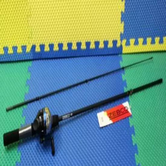 Zebco Spincast Combo 33C602MB Rod With Black Splash Reel SPLSCBLK GWM8