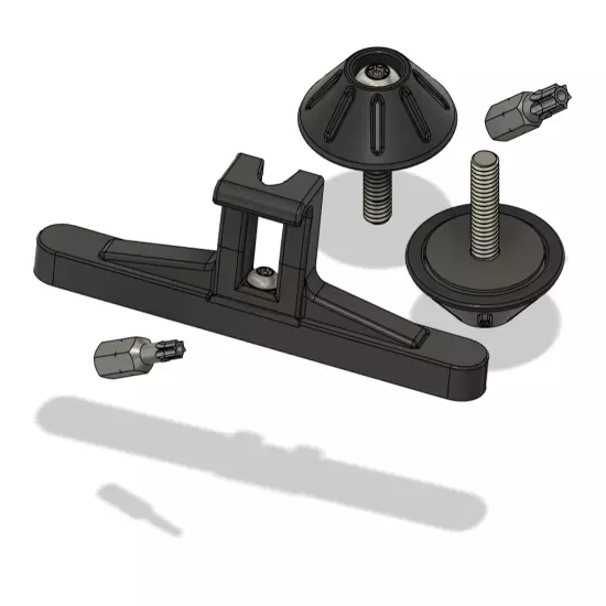 Garmin Echomap UHD Tamper Resistant Kit- Latch and Gimbal Set