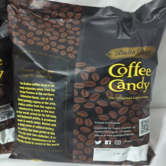 300 pieces Bali's Best Coffee Candy Mix Expresso, Latte & Original Hard Candy