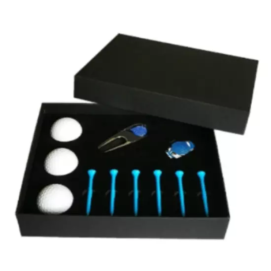 11 in 1 ,Six Golf Tees ,Divot Tool Plus 3 Golf Balls In Gift Box Set