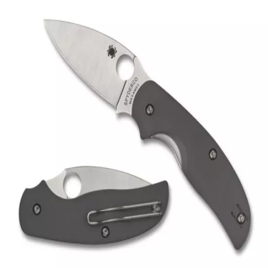 Spyderco C123GPGY Sage 1 G-10 Cool Gray Maxamet PlainEdge