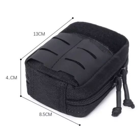 Tactical Molle Waist Bag EDC Tool Storage Pouch Medical Nylon Pack for Outdoor