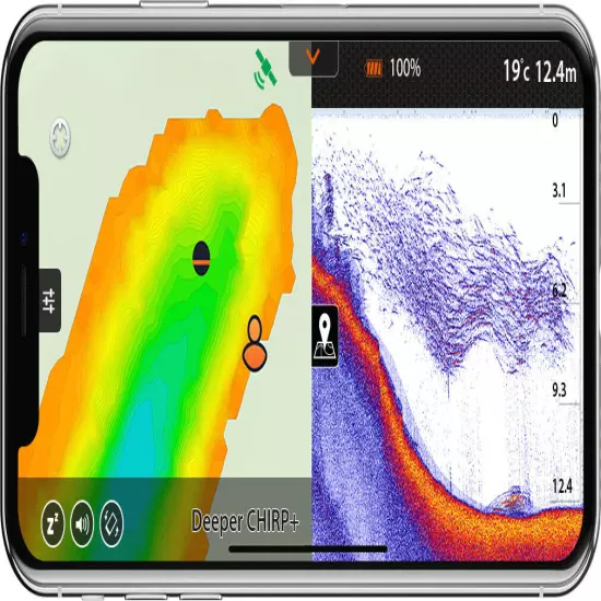 Deeper Chirp+ 2.0 WiFi GPS sonar & 2 extra item-NEW & EMS shipment with tracking