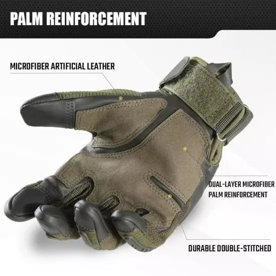 Tactical Gloves Touch Screen Full Finger Gloves Military Combat Airsoft Hunting