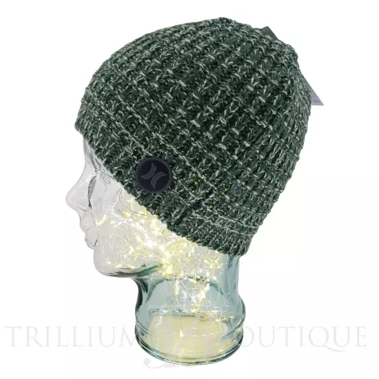 Hurley Hat Beanie Adult Prospect Beanie Marled Yarn Vintage Green Outdoor Fall