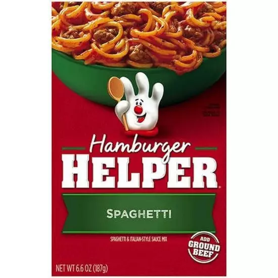 Hamburger Helper Spaghetti 6.6Oz Box Pack of 6