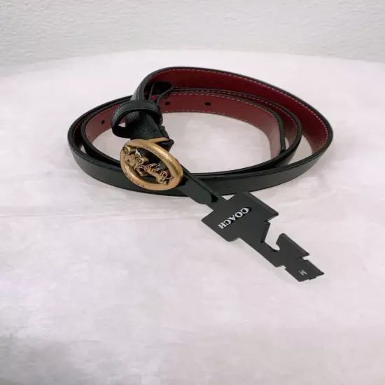 NWT Coach women's Horse and Carriage BUCKLE BELT 25mm