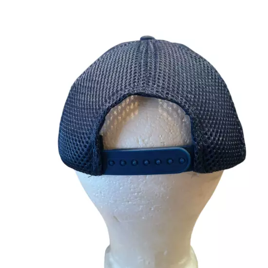 Sonic Employee Work Uniform Hat Snapback Cap Blue Adjustable Strap Mesh Back