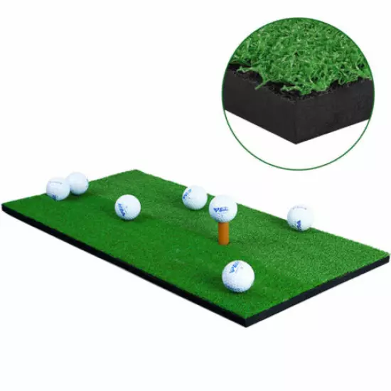 Golf Hitting Mats Artificial Turf Mat for Indoor Outdoor Practice Mat W/ Tee