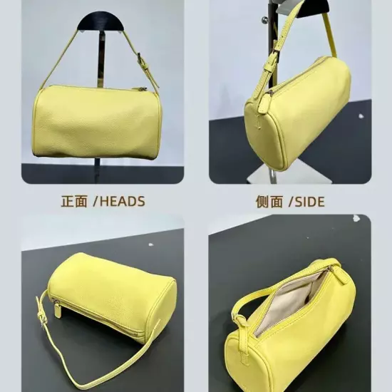 2024 Trend Holder Bag Suede Leather Cowhide Square Bag Soft Handbag Women