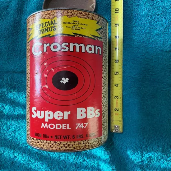 Vintage Crosman Super BB's in can/tube #747