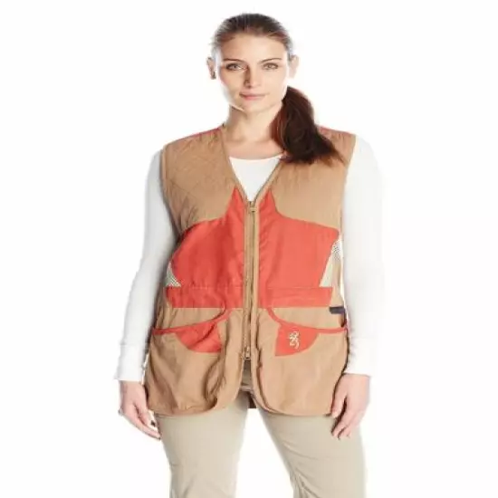 Browning Ladies Summit Shooting Vest - Brown / Cinnamon