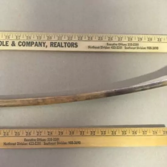 Vintage FINALIST Wood Face wood Shaft 44" Long – All wood 1.5" bow