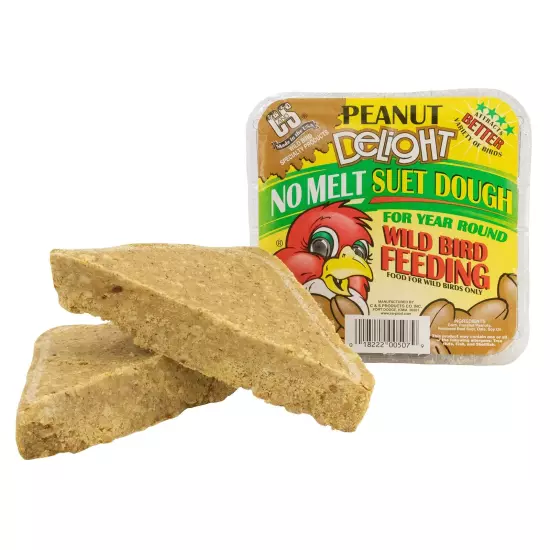 Peanut Delight No Melt Suet Dough 11.75 Ounces, 8 Pack